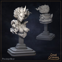 Phoenix Bust by Great Grimoire
