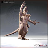 Lizardfolk Geomancer 02 by Novaminis