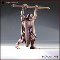 Lizardfolk Geomancer 04 by Novaminis