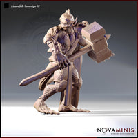 Lizardfolk Sovereign 02 by Novaminis