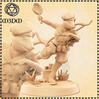 Ratfolk Chef Ranger Action by Mia Kay M3DM