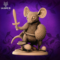 Warrior Mouse by La Louve 3D