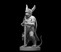 Sir Squeakums the Ratkin Paladin by MZ4250
