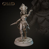 Aztec Sorceress 01 by Galaad Miniatures