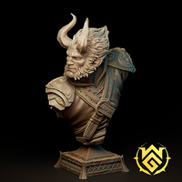 Sword Mancer Bust by The Witchguild