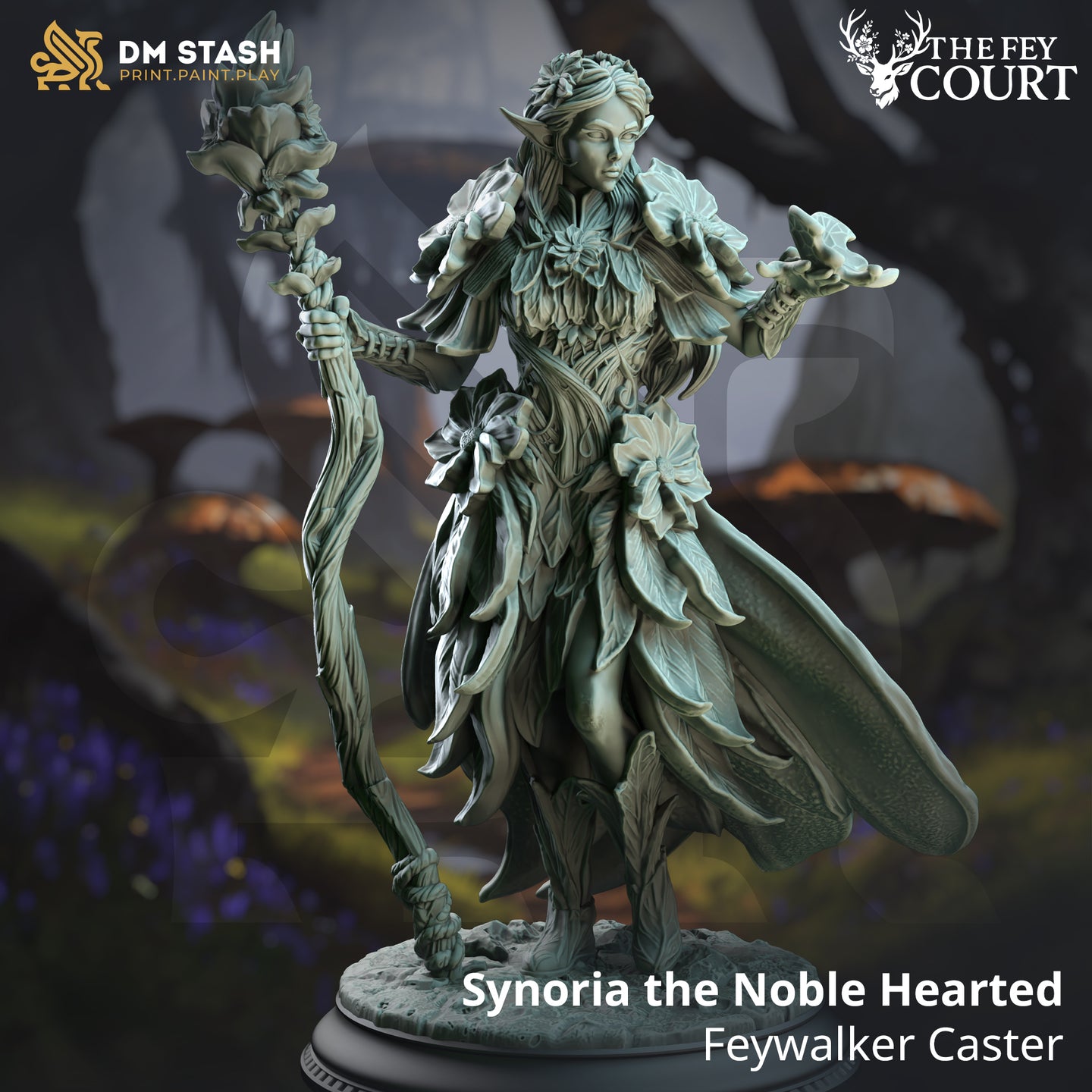 Feywalker Caster (Synoria the Noble Hearted) by DM Stash