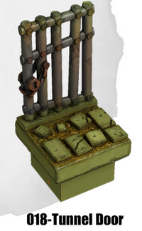 Toxic Sewer Tunnel Door TS-018 by Dungeon Blocks