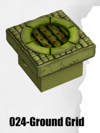 Toxic Sewer Ground Grid TS-024 by Dungeon Blocks
