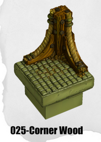 Toxic Sewer Corner Wood TS-025 by Dungeon Blocks