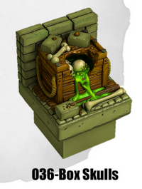 Toxic Sewer Box Skulls TS-036 by Dungeon Blocks