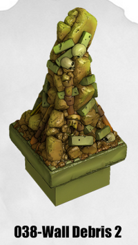 Toxic Sewer Wall Debris 2 TS-038 by Dungeon Blocks
