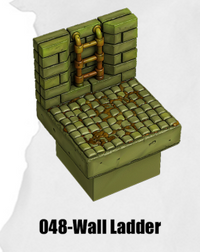 Toxic Sewer Wall Ladder TS-048 by Dungeon Blocks