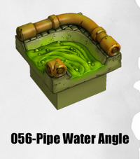Toxic Sewer Pipe Water Angle TS-056 by Dungeon Blocks