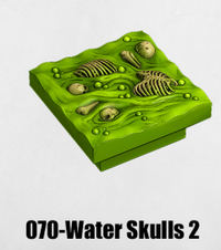 Toxic Sewer Water Skulls 2 TS-070 by Dungeon Blocks