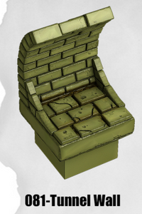 Toxic Sewer Tunnel Wall TS-081 by Dungeon Blocks