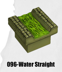 Toxic Sewer Water Straight TS-096 by Dungeon Blocks