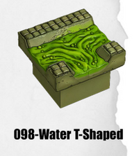 Toxic Sewer Water T-Shaped TS-098 by Dungeon Blocks
