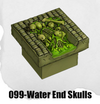 Toxic Sewer Water End Skulls TS-099 by Dungeon Blocks