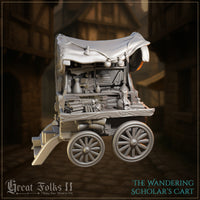 The Wandering Scholar's Cart by Great Grimoire