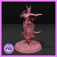 Tiefling Necromancer by Ella's Arcanum Minis