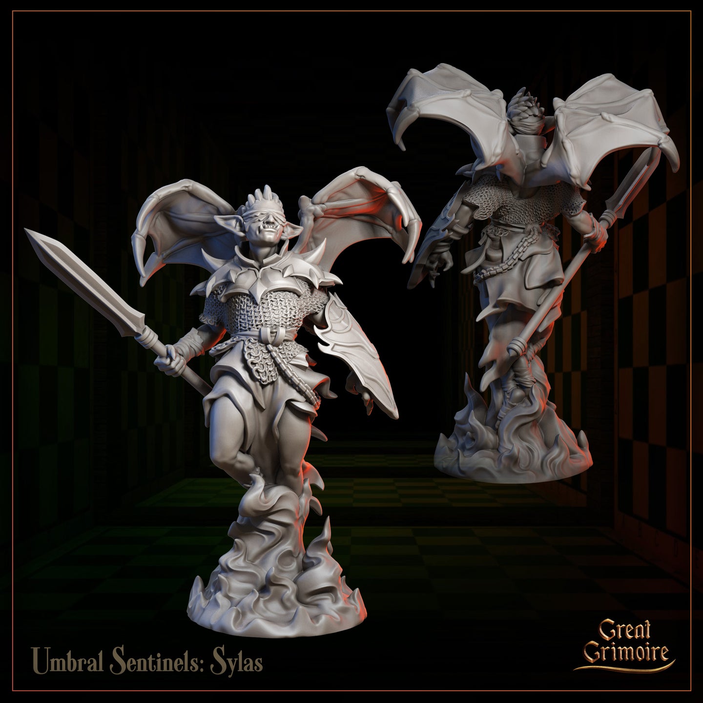 Umbral Sentinel Pawn 03 by Great Grimoire