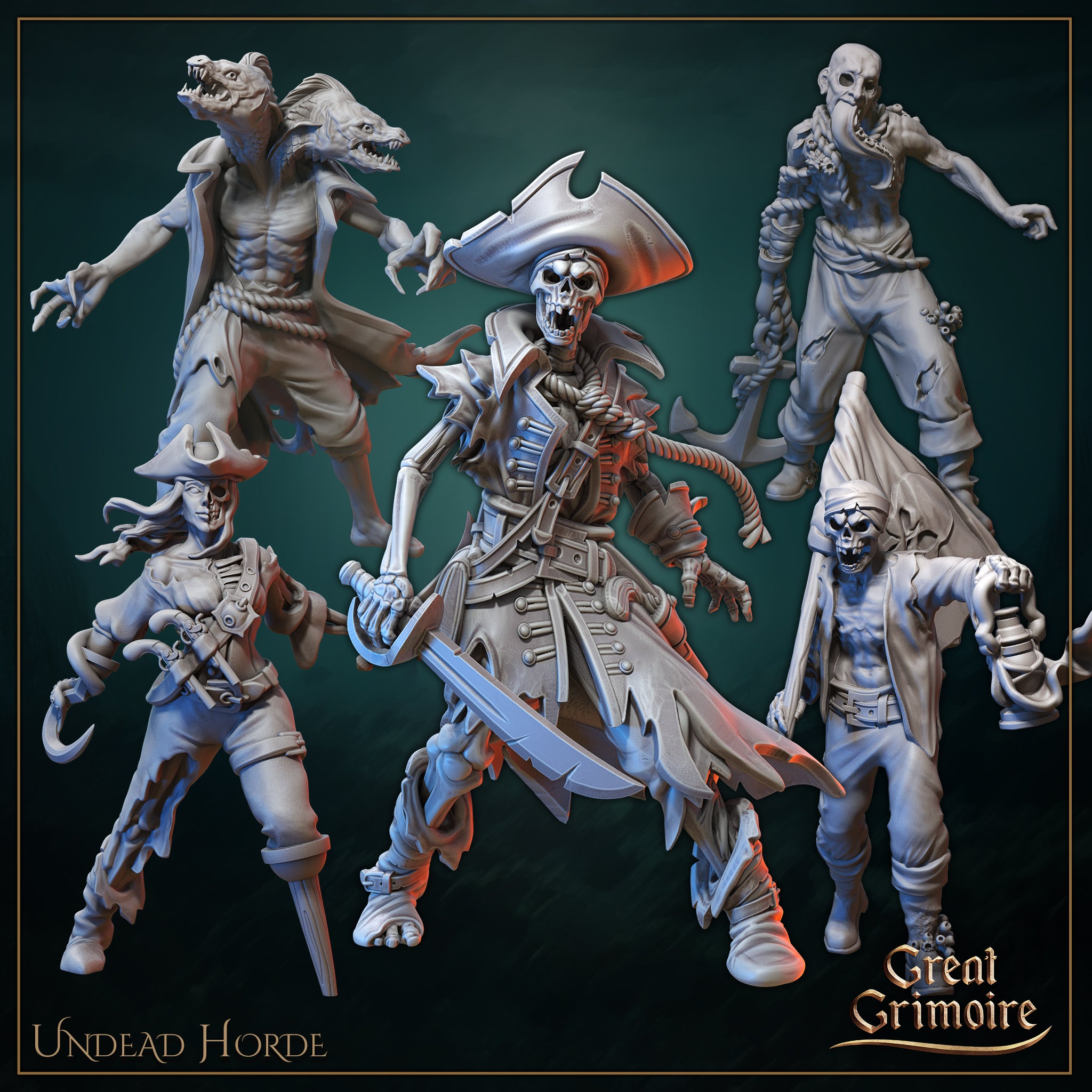 Undead Horde Pirate Bundle by Great Grimoire