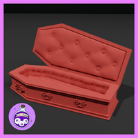 Vampire Coffin Open by Ella's Arcanum