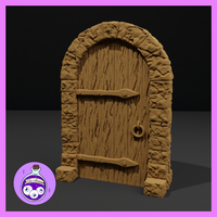 Wooden Dungeon Door Closed by Ella's Arcanum