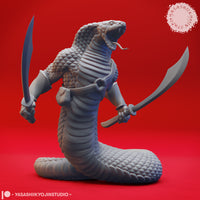 Serpent Warrior (Yuan-Ti) 01 by Yasashii Kyojin Studios