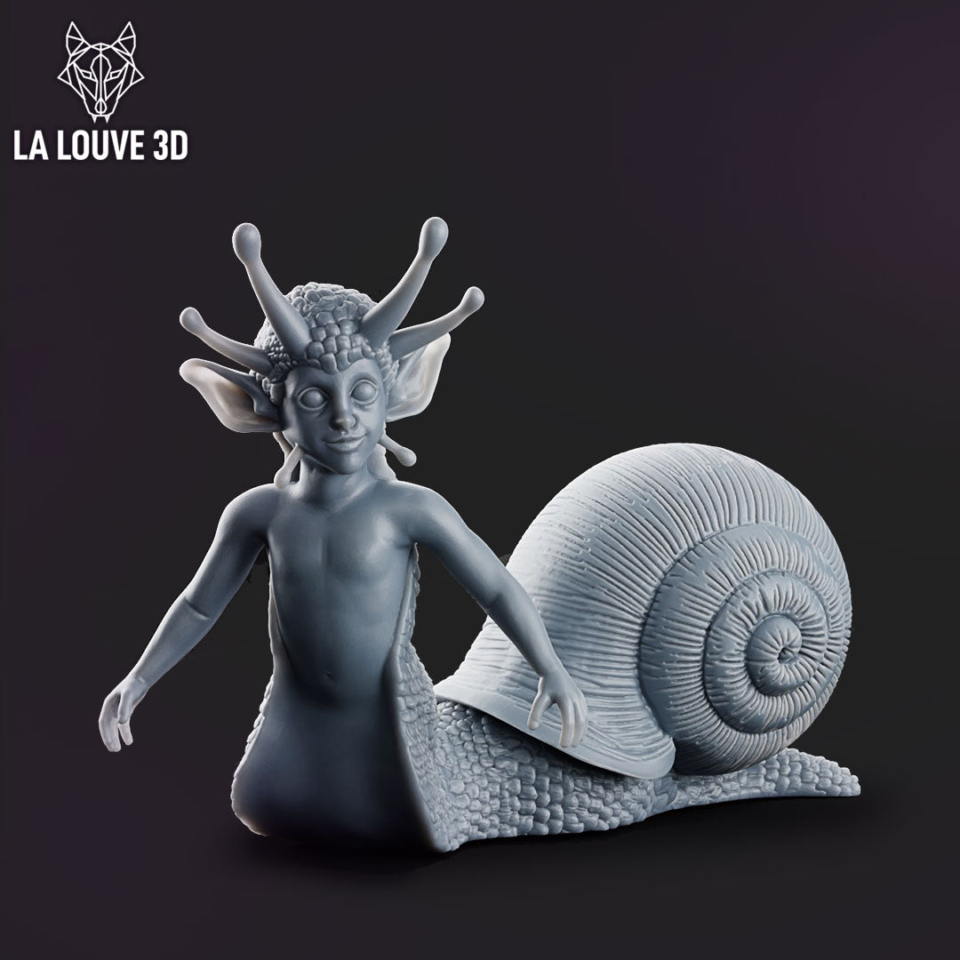 Human Snail by La Louve 3D