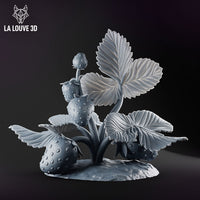 Large Strawberry Plant by La Louve 3D