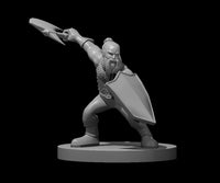 Dwarf Fighter w/ Tower Shield by MZ4250