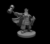 Dwarf Fighter w/ Hammer & Shield by MZ4250