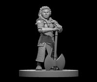 Dwarf Paladin Female by MZ4250