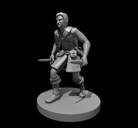 Human Male Rogue w/ 2 Daggers by MZ4250