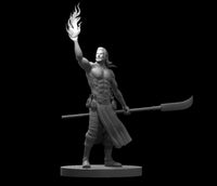 Human Sorcerer Male w/Lightening by MZ4250