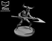 Skeleton Minotaur by MZ4250