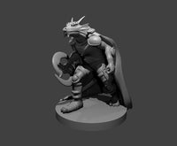 Dragonborn Fighter w/ Chakram by MZ4250