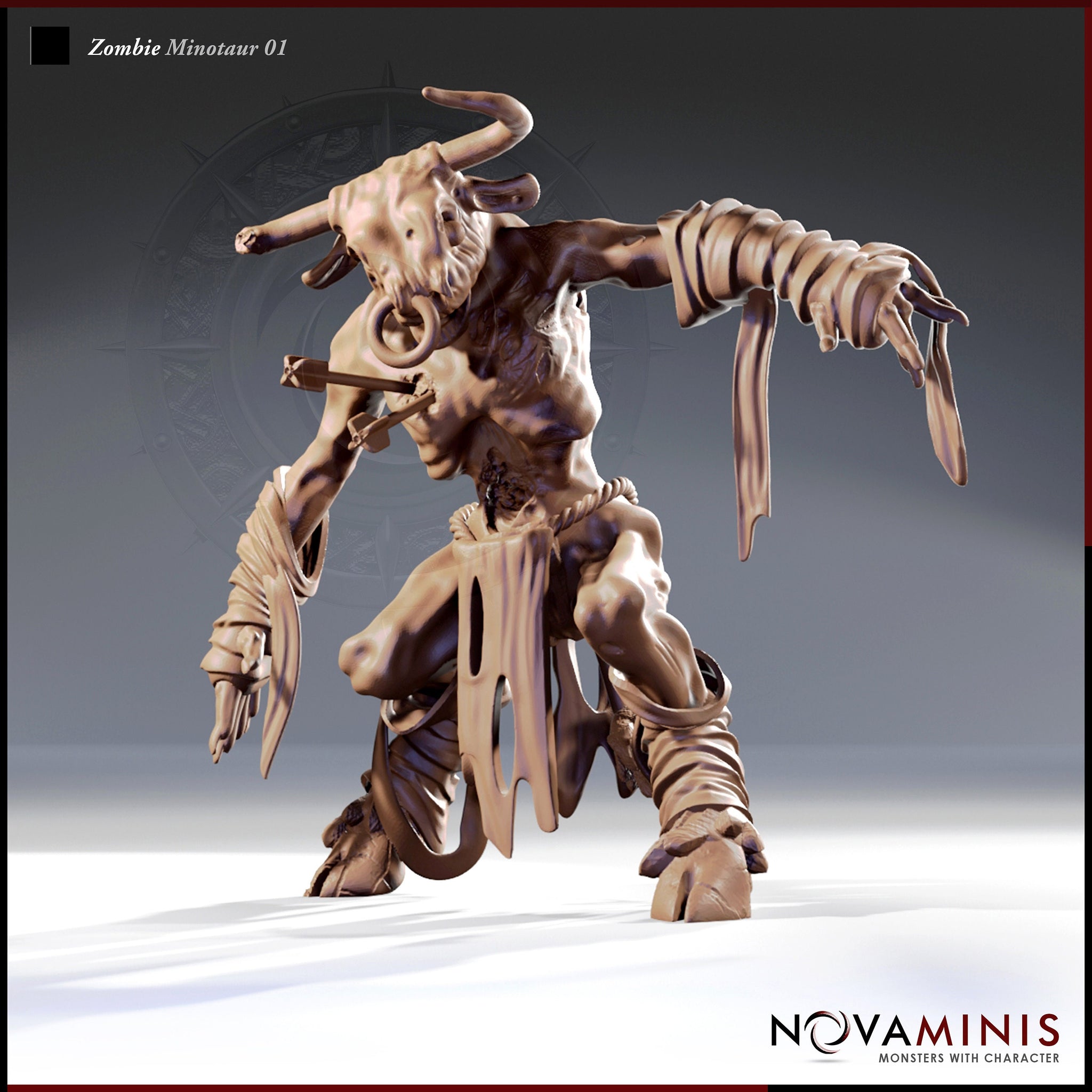 Zombie Minotaur by Novaminis