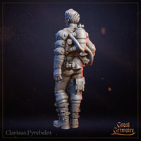 Clarissa Pyrehelm (Firefigher) by Great Grimoire