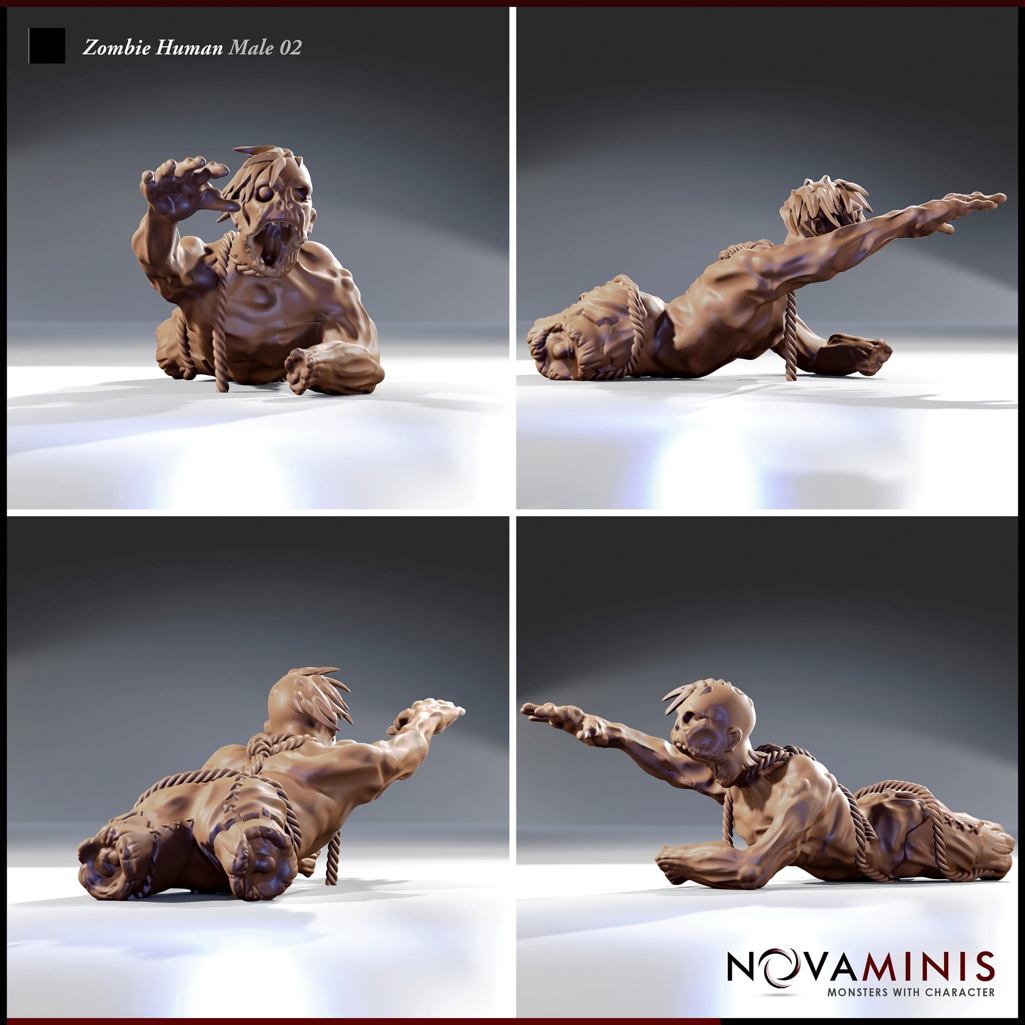 Zombie Human Male 02 by Novaminis
