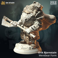 Werebear Barbarian (Orik Bjornstain - Bear Form) by DM Stash