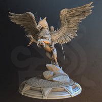 Griffin Rider (Ash & Thyralmir) by DM Stash