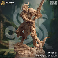 Raging Dragonborn Barbarian (Veseria) by DM Stash