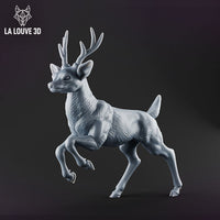 Deer 2 by La Louve 3D