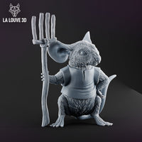 Farmer Mousefolk 2 by La Louve 3D