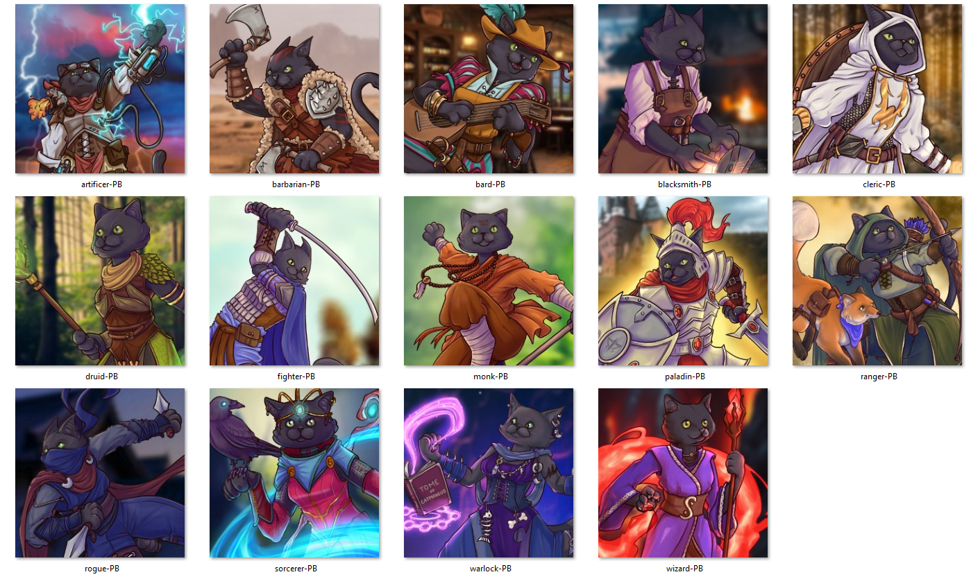 Mitz & Simz Characters