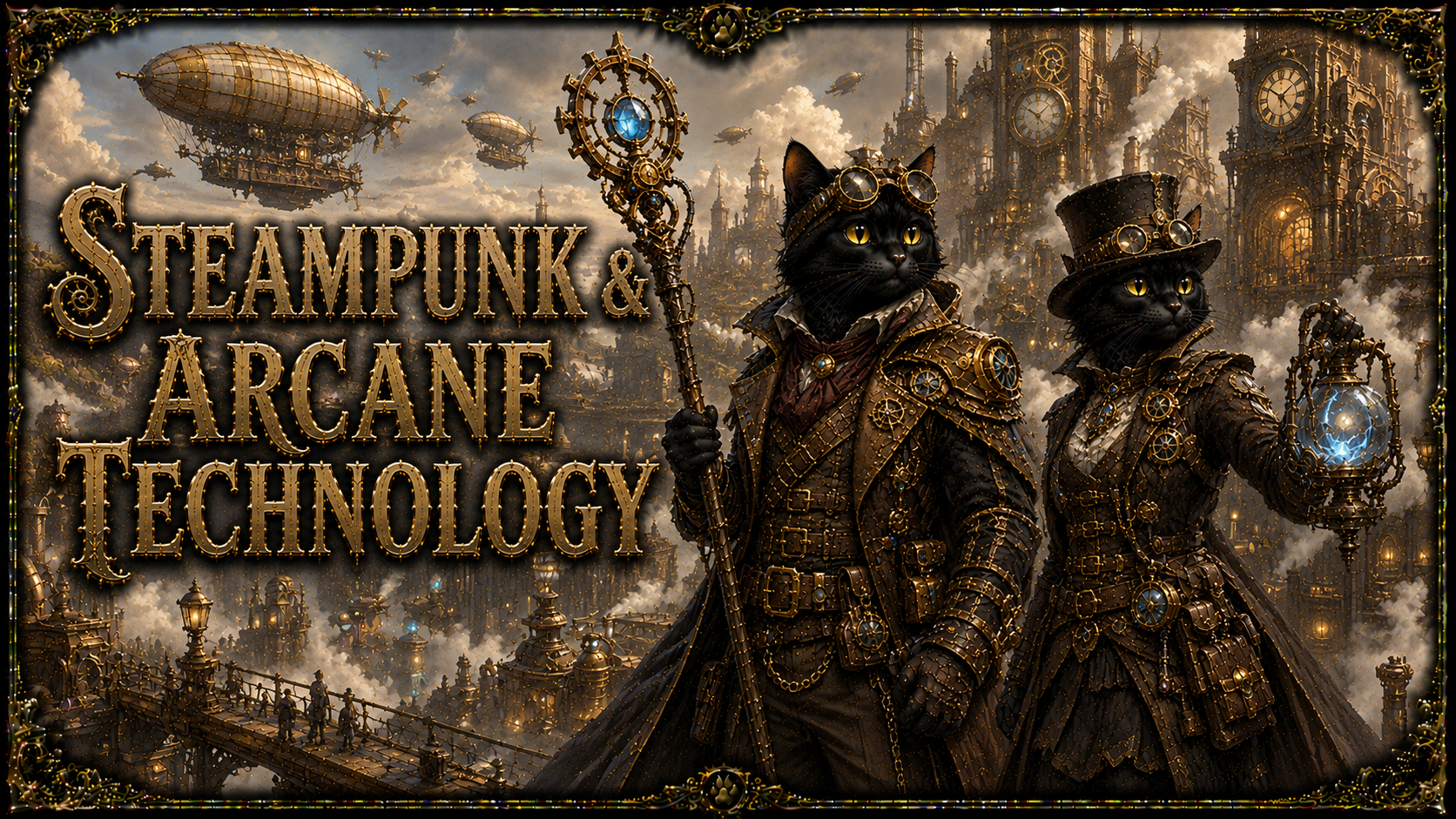 Steampunk & Arcane Technology!