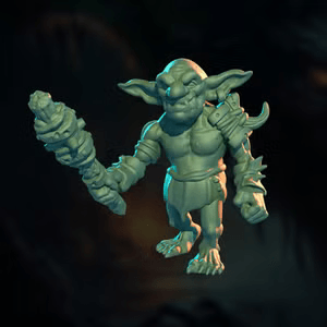 Goblin w/Mace by Monster Atlas