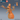 Digital render of the Animated Snowman miniature by Epic Miniatures — an attacking snowman with a wide snarling mouth full of jagged teeth, long skeletal clawed hands outstretched, wearing a battered top hat and trailing scarf, shown in terracotta resin with a blue d20 scale reference, medium size designation visible in corner